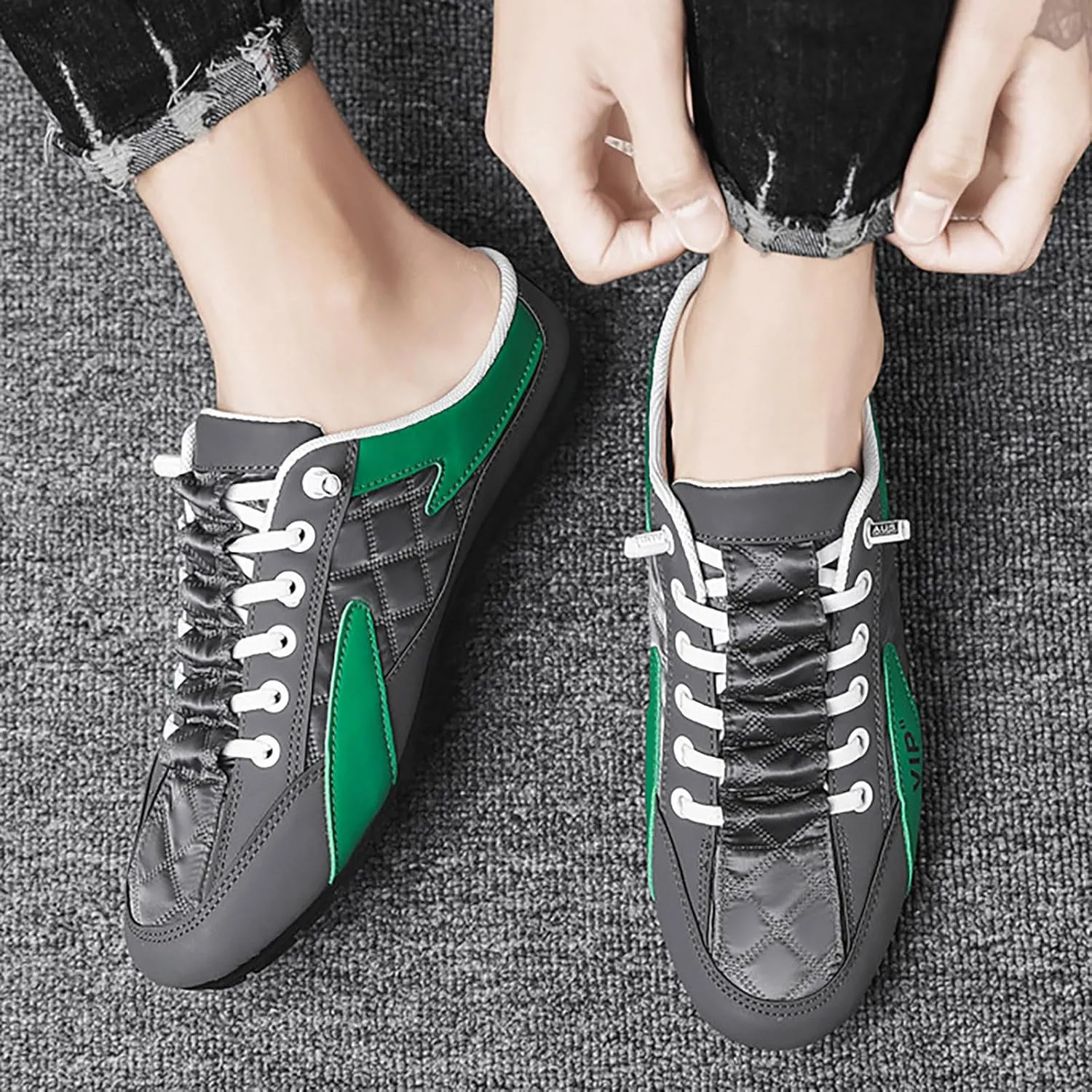 2025 Men's New Spring and Fisherman's Shoes Slip On Size Casual Sneaker Mens Shoes
