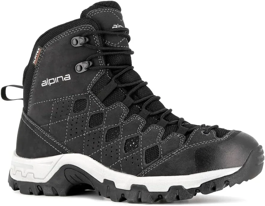 Alpina SIMBIA Women's Hiking Boots Waterproof Slip-Resistant Trekking Breathable with 100% Leather Made in Europe
