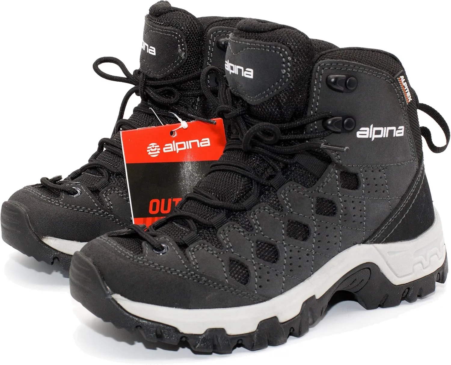 Alpina SIMBIA Women's Hiking Boots Waterproof Slip-Resistant Trekking Breathable with 100% Leather Made in Europe