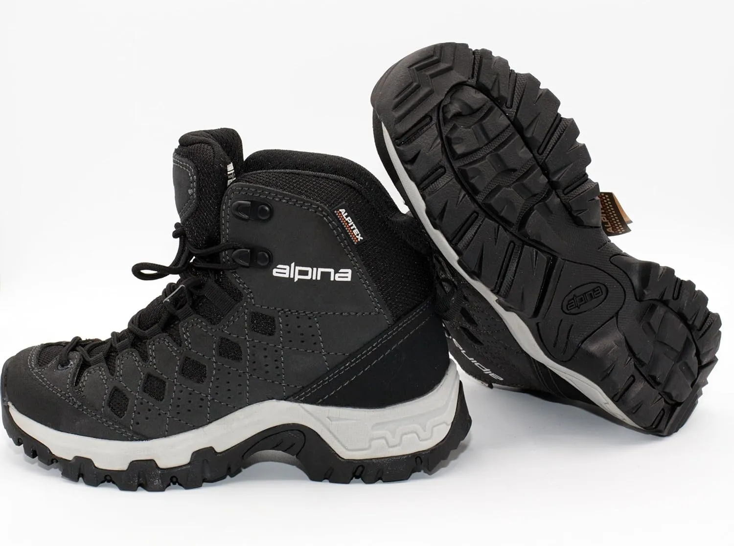 Alpina SIMBIA Women's Hiking Boots Waterproof Slip-Resistant Trekking Breathable with 100% Leather Made in Europe