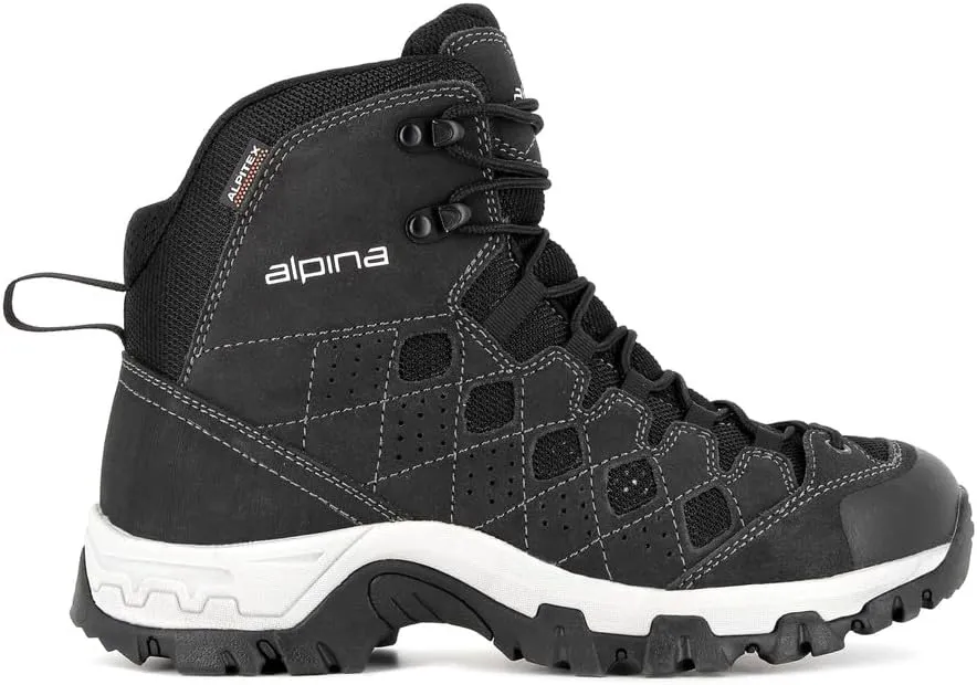 Alpina SIMBIA Women's Hiking Boots Waterproof Slip-Resistant Trekking Breathable with 100% Leather Made in Europe