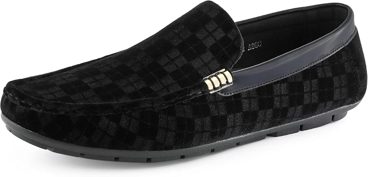 Amali The Original Men's Velvet Loafer Smoking Slippers in Paisley and Solid Designs Styles Roberto Piero