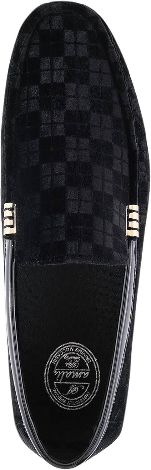 Amali The Original Men's Velvet Loafer Smoking Slippers in Paisley and Solid Designs Styles Roberto Piero