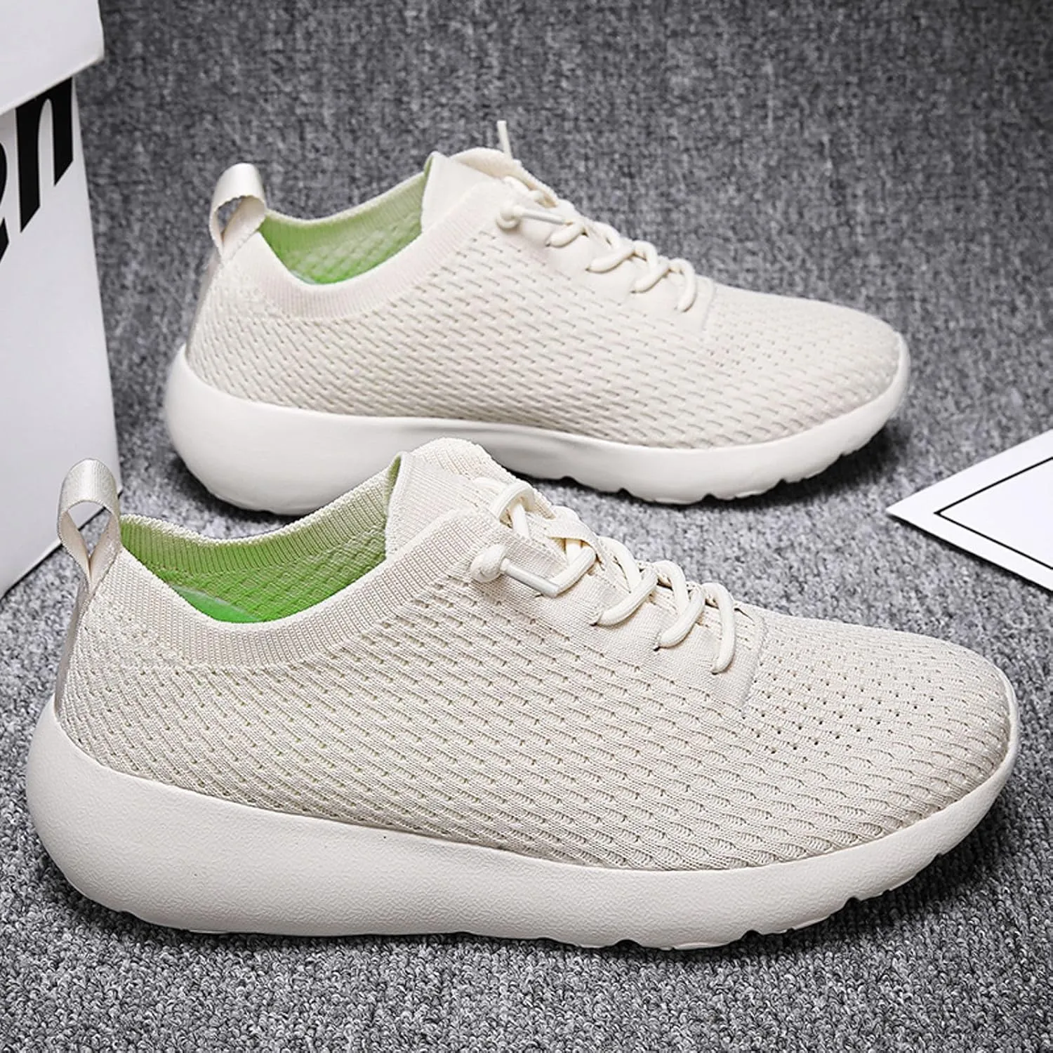 Arch Support Fitness Sneaker for Men Breathable and Light Outdoor Comfy Walking Shoe Comfortable Stretch Shoes