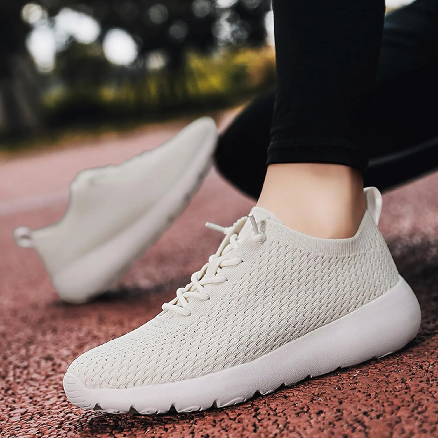 Arch Support Fitness Sneaker for Men Breathable and Light Outdoor Comfy Walking Shoe Comfortable Stretch Shoes