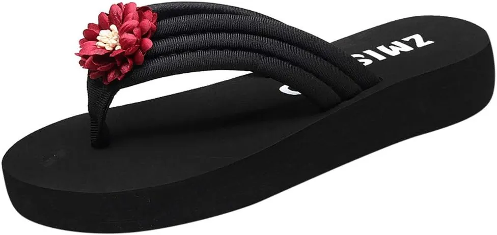 Arch Support Flip Flops for Women Summer Women's Slippers Toe Shoes Clip Bohemian Wedges Flops Flip Beach Women's slipper