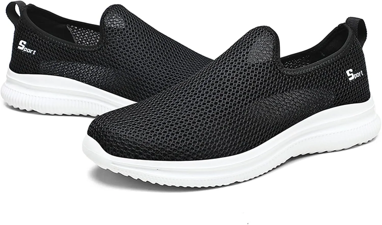 Arch Support Hiking Shoes for Men Slip-On Comfortable Light-Weight Shoe Comfortable & Light-Weight Stretch Shoes