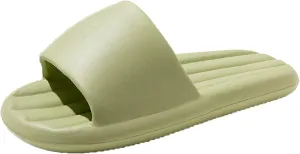 Bathroom Slippers Men Non Slip Quick Drying Shower Slides Non Slip Summer Bathroom Indoor House Slippers with Drain Holes
