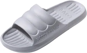 Bathroom Slippers Men Slides for Women Mens Slides Womens Beach Bathroom Drainage Hole Slippers