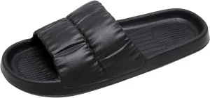 Bathroom Slippers Men's Non-Slip Indoor Home House Beach Shoes Cloud Sandals Comfy Indoor Outdoor Slides Unisex