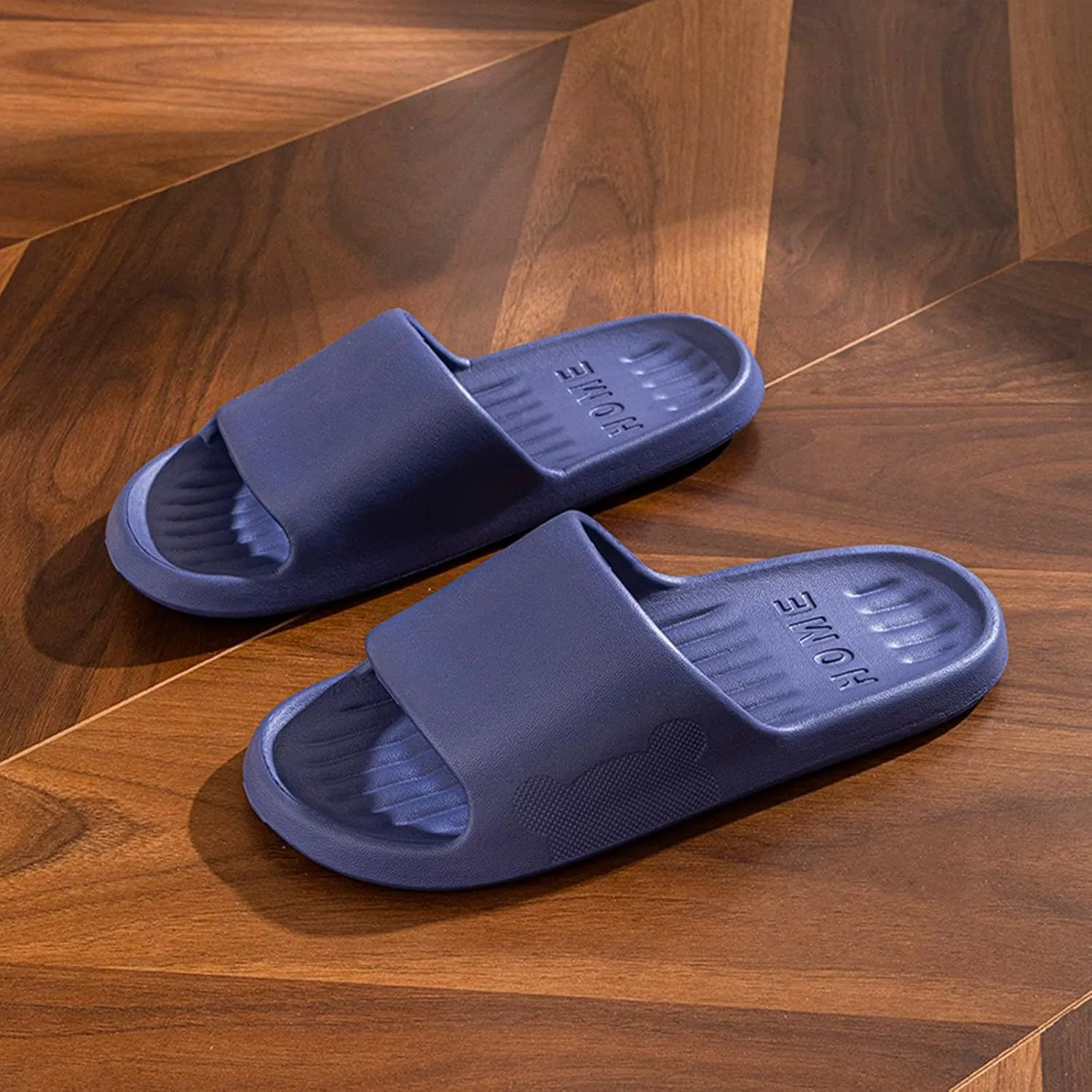 Bathroom Slippers Ultra Comfort Non-Slip Shower Sandals Indoor and Outdoor Cushioned Thick Sole Sandals for Indoor and Outdoor