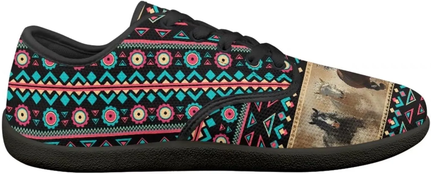 Binienty Women's Barefoot & Minimalist Shoe Light Breathable Mesh Lace up Walking Tennis Shoes Quick Dry Slip Ons