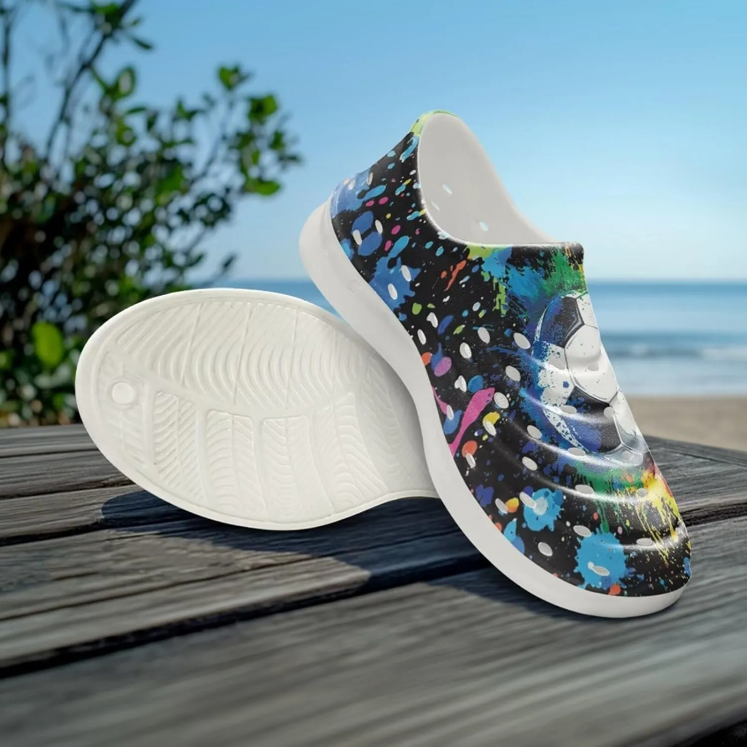 Boat Shoes, Cartoon Water Shoes for Kids, Slip On for Comfort and Style, Waterproof Garden Clogs Outdoors