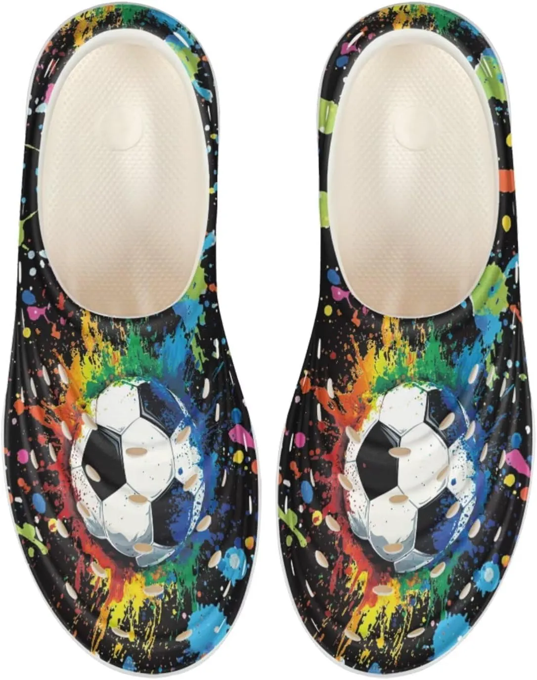 Boat Shoes, Cartoon Water Shoes for Kids, Slip On for Comfort and Style, Waterproof Garden Clogs Outdoors