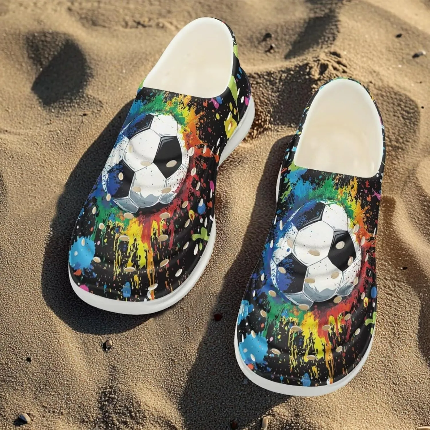 Boat Shoes, Cartoon Water Shoes for Kids, Slip On for Comfort and Style, Waterproof Garden Clogs Outdoors