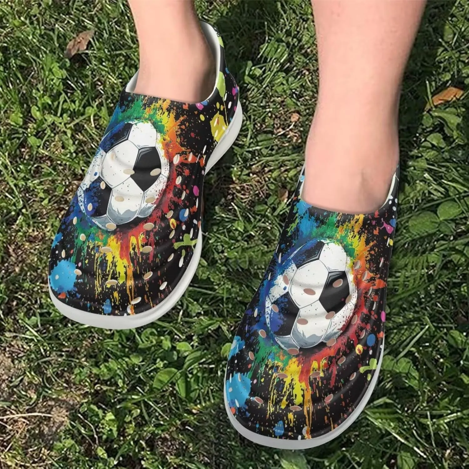 Boat Shoes, Cartoon Water Shoes for Kids, Slip On for Comfort and Style, Waterproof Garden Clogs Outdoors