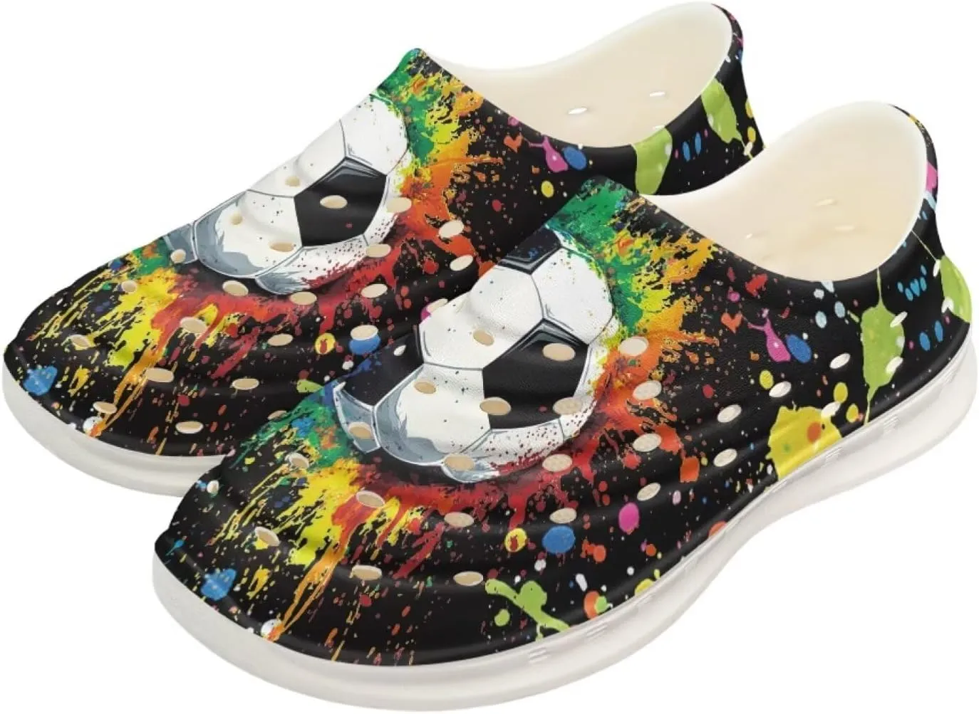 Boat Shoes, Cartoon Water Shoes for Kids, Slip On for Comfort and Style, Waterproof Garden Clogs Outdoors