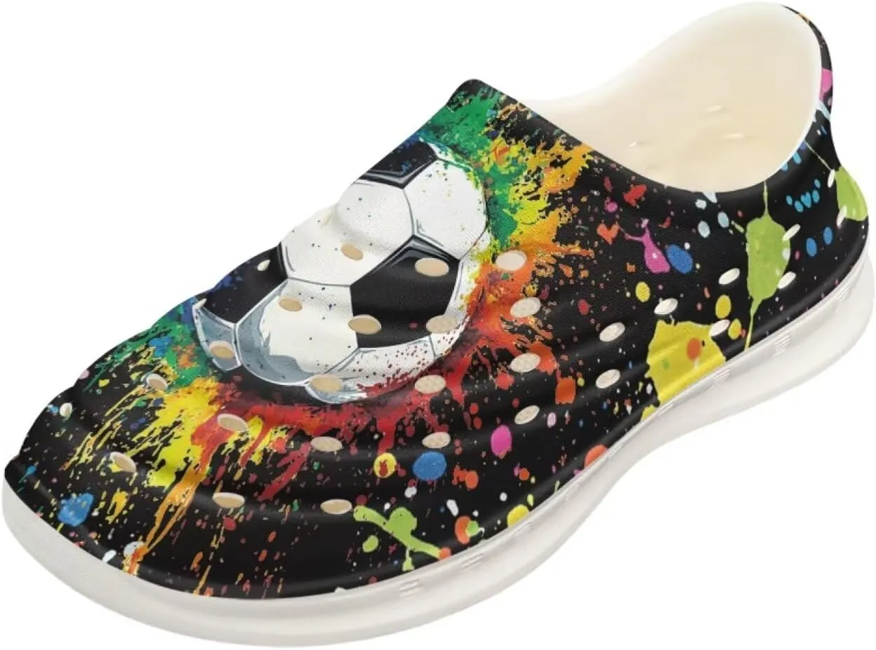 Boat Shoes, Cartoon Water Shoes for Kids, Slip On for Comfort and Style, Waterproof Garden Clogs Outdoors