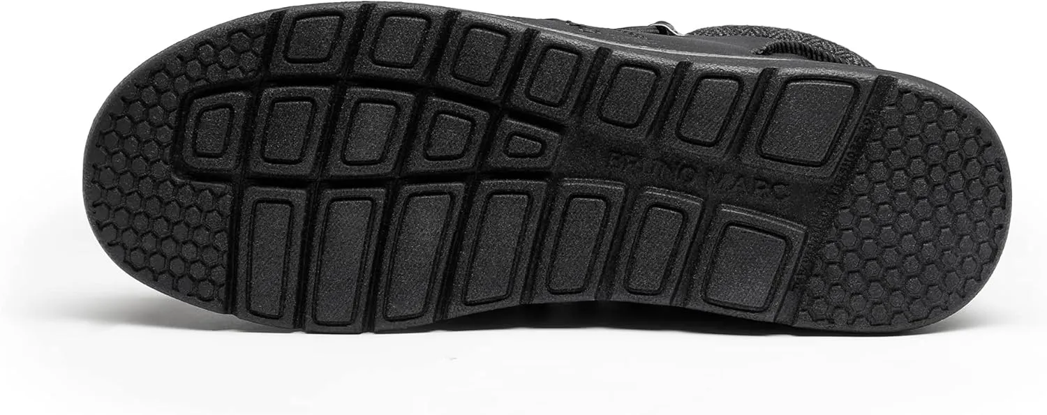 Bruno Marc Men's Casual Slip-on Shoes Warm Loafers for Men Winter Boots
