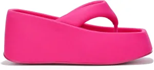 Cape Robbin Women's Platform Flip Flop Thong Wedge Sandals