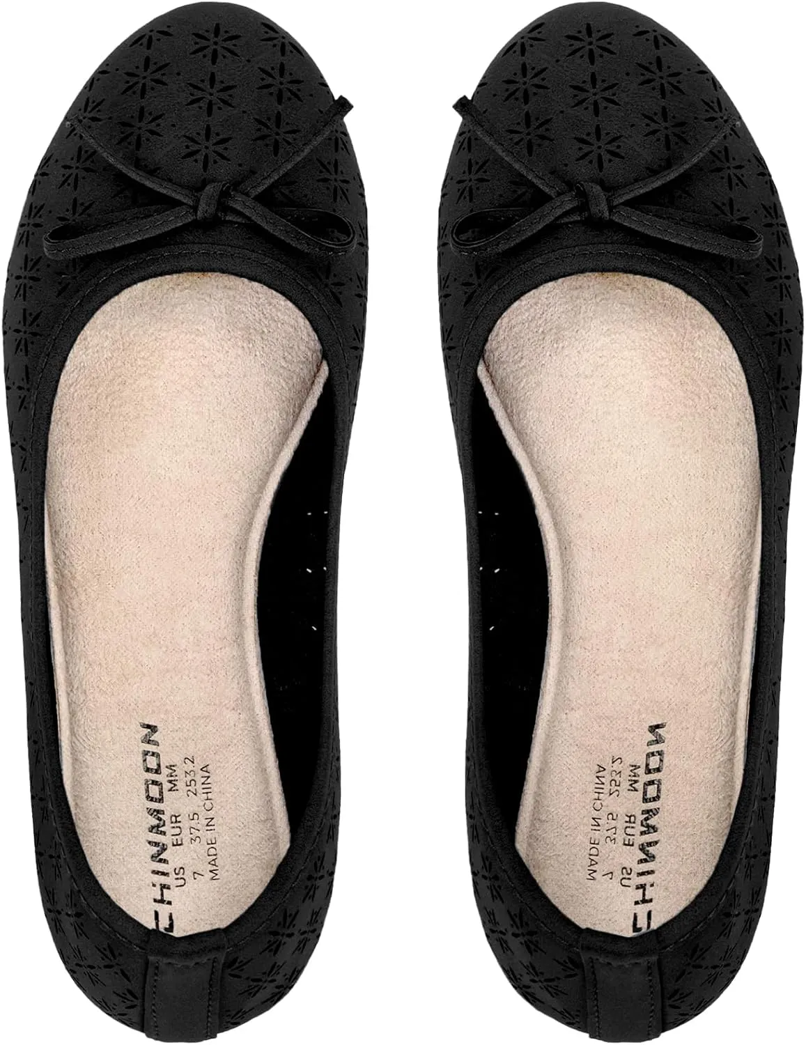 CHINMOON Women's Slip-Ons Ballet Flats Comfortable Lightweight Casual Dress Shoes