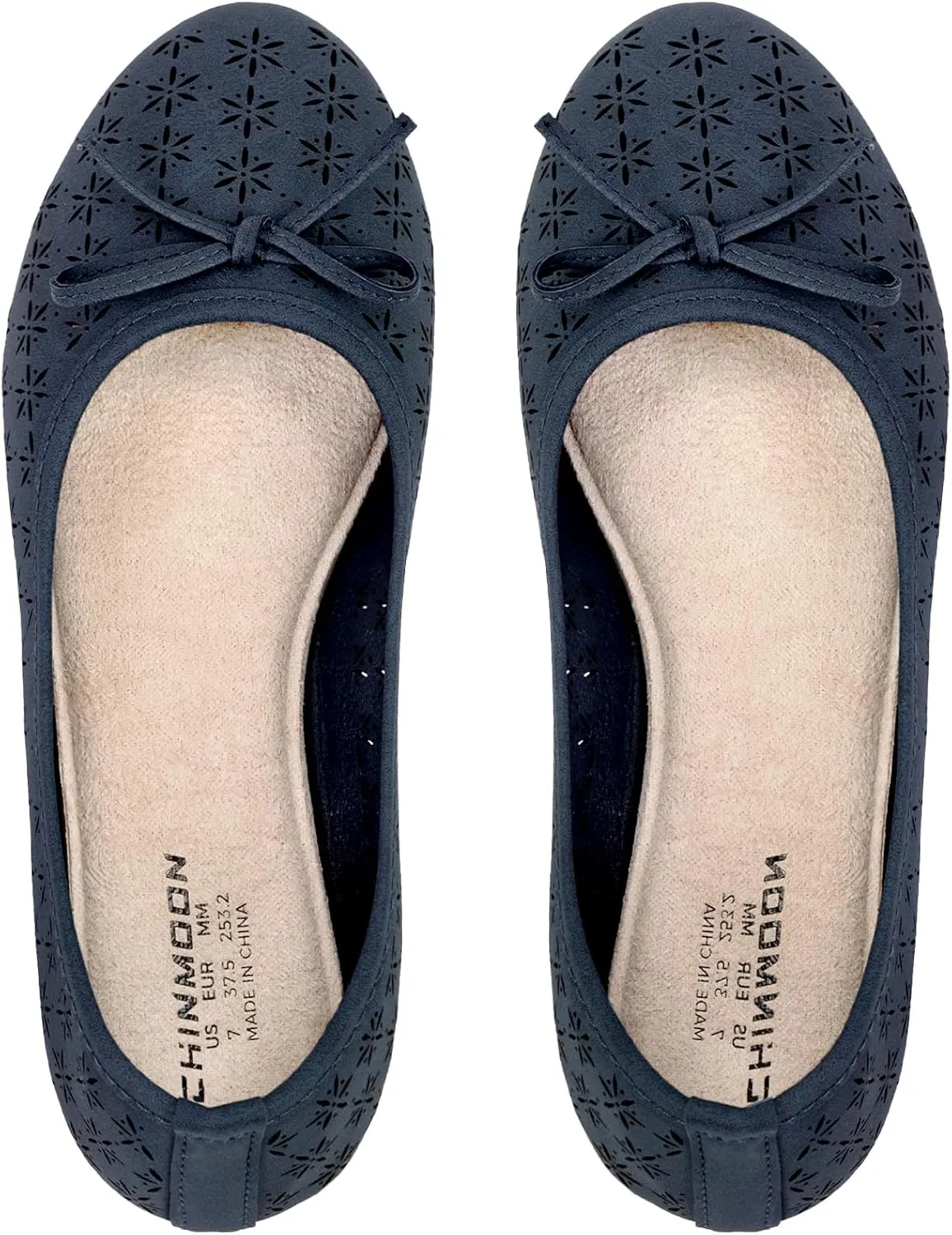 CHINMOON Women's Slip-Ons Ballet Flats Comfortable Lightweight Casual Dress Shoes