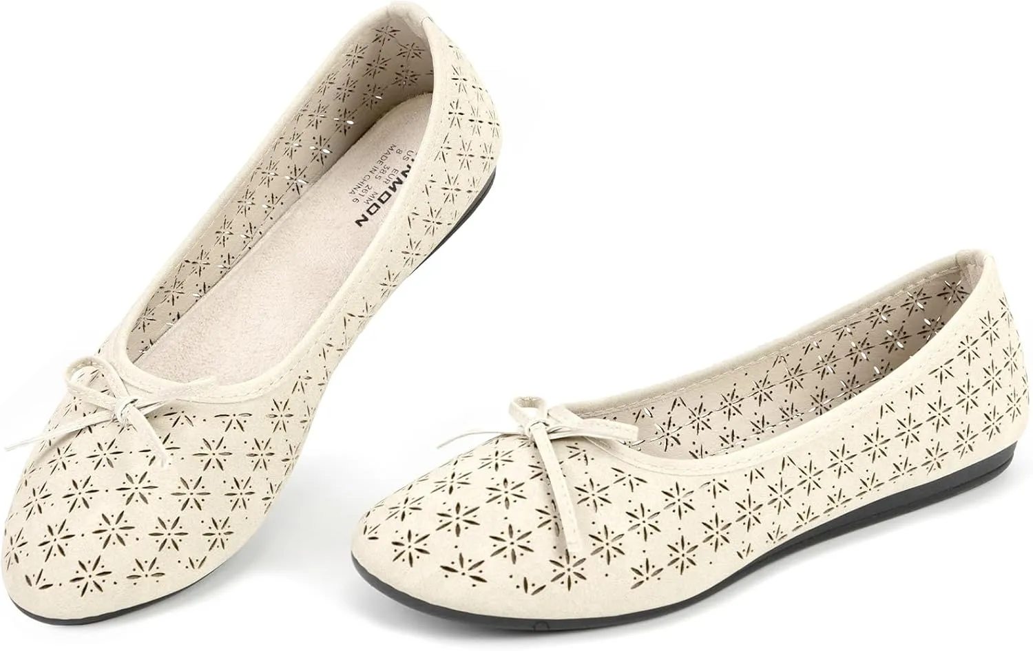 CHINMOON Women's Slip-Ons Ballet Flats Comfortable Lightweight Casual Dress Shoes