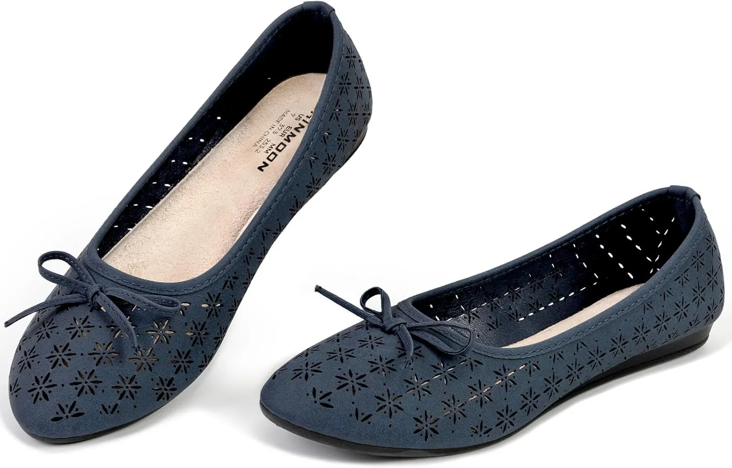 CHINMOON Women's Slip-Ons Ballet Flats Comfortable Lightweight Casual Dress Shoes