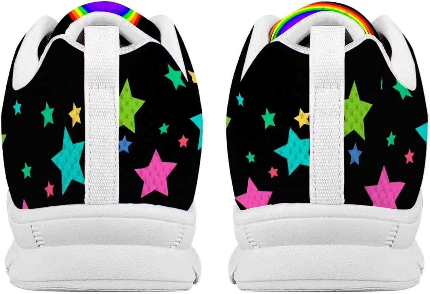 Coloranimal Spring Summer Gift Flats for Women Men Running Walking Sneakers