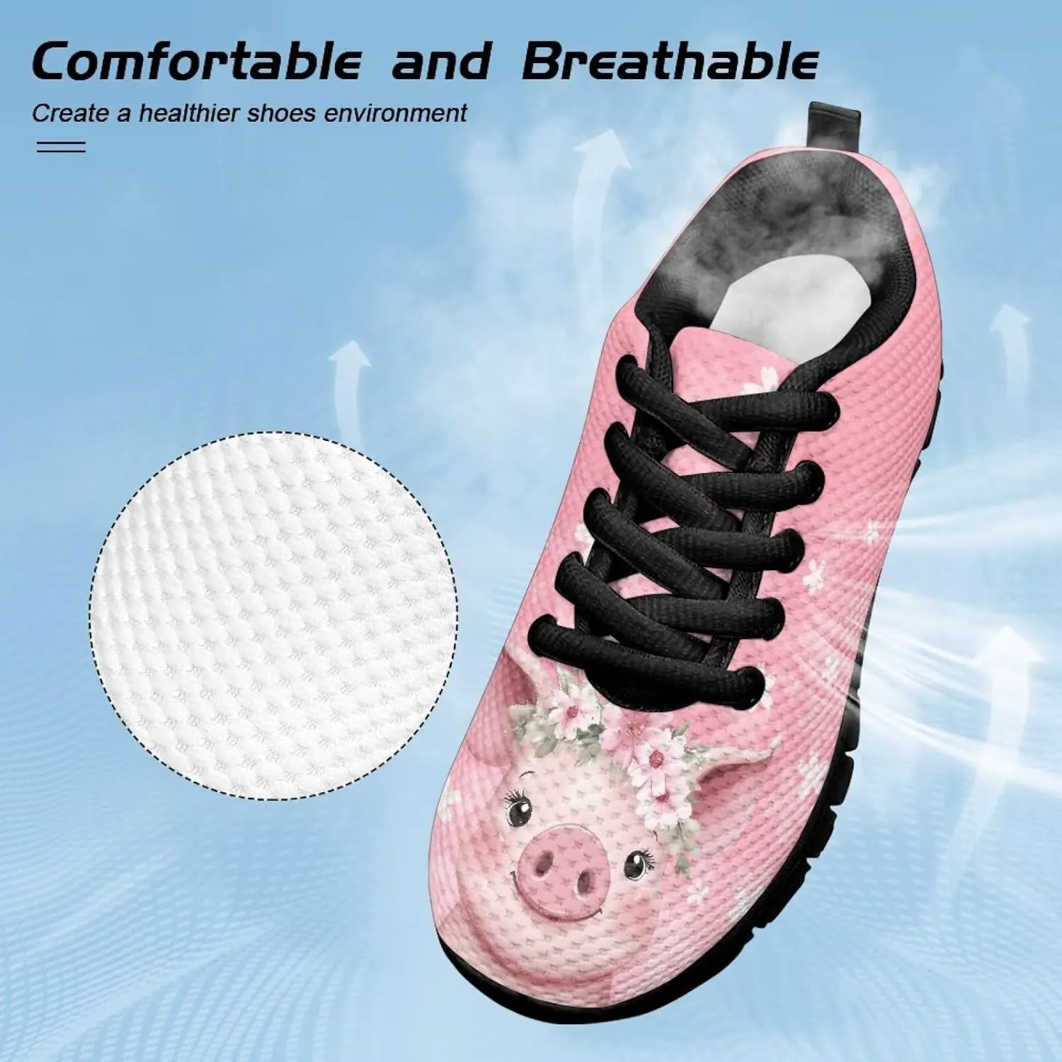 Cute Shoes for Teen Girls Everyday Kids Running Sneakers Non Slip
