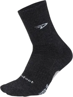 DeFeet - Woolie Boolie 4" - D-Logo - Quarter Sock - Cycling, Running, Everyday Sock