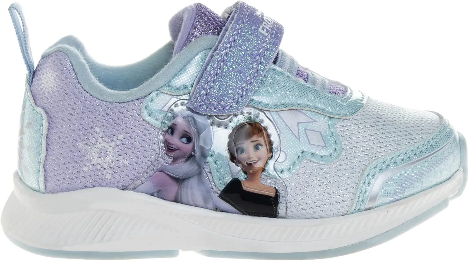 Disney Girls Frozen Light Up Laceless Running Shoes (Toddler/Little Girl)