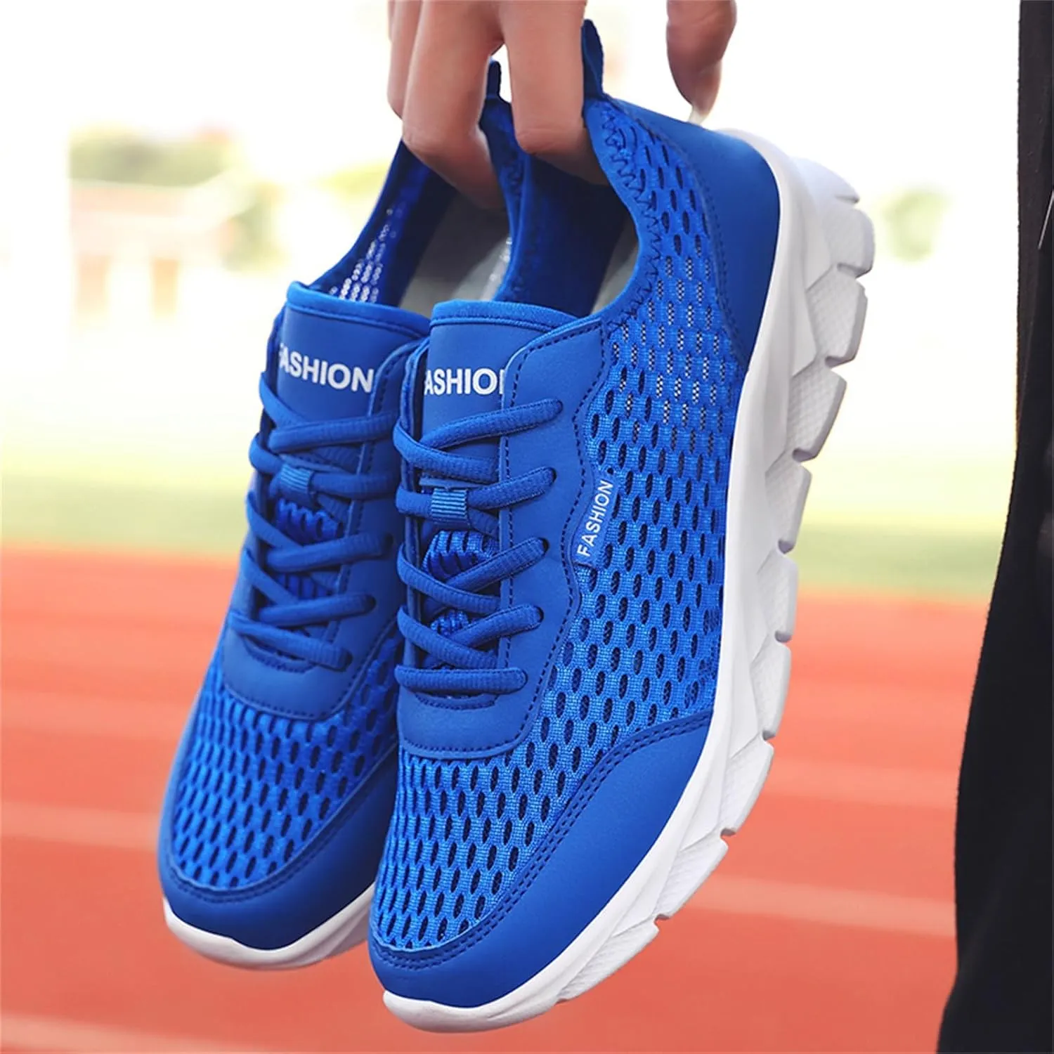 Fashion All Seasons Men Mesh Breathable Comfortable Lightweight Flat Soft Lace Up Casual Shoes Mens Sneaker Boots