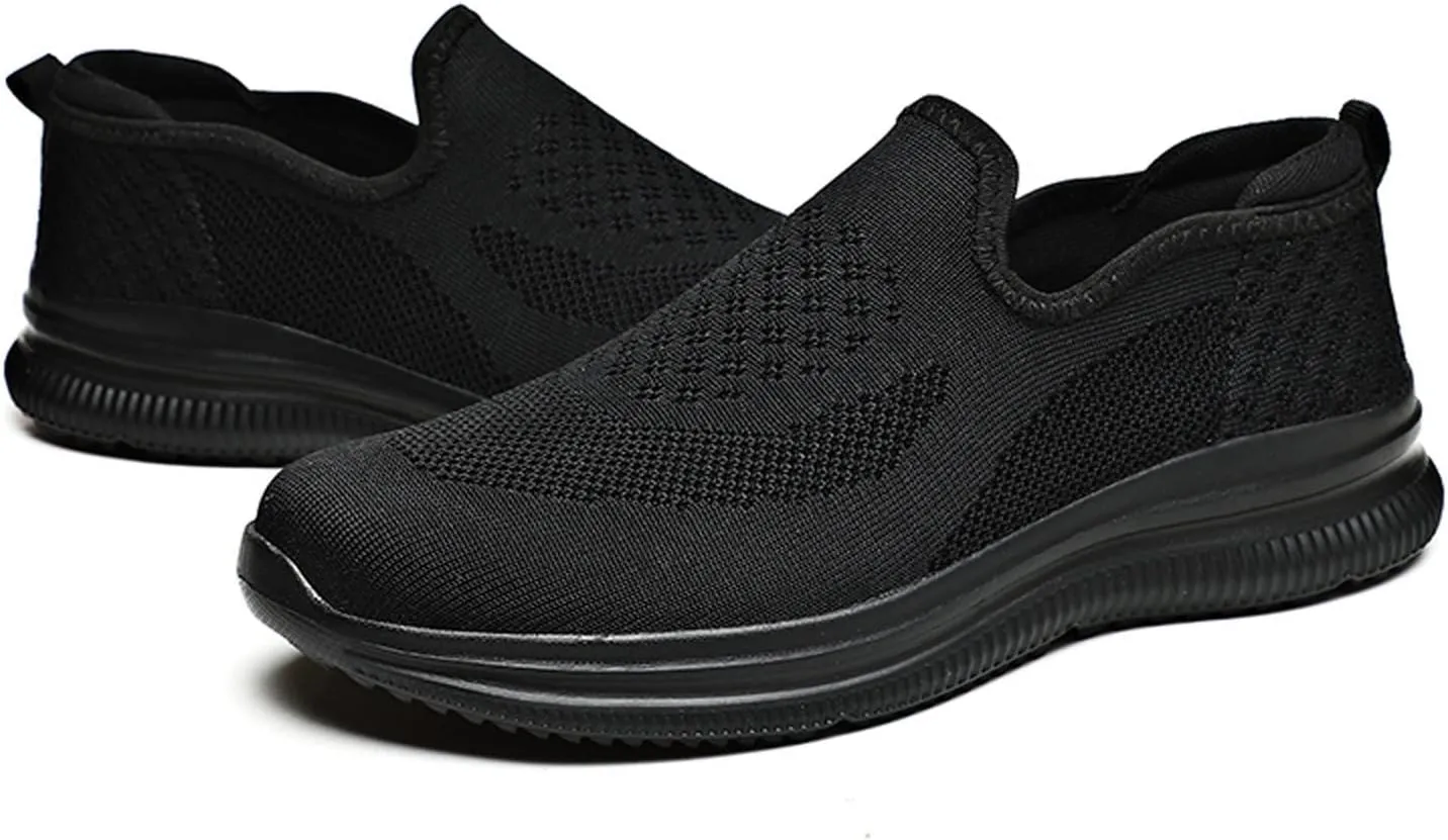 Fashion Men Mesh Mountaineering Casual Sport Shoes Lace Up Solid Color Running Breathable Soft High Tops Men Sneaker
