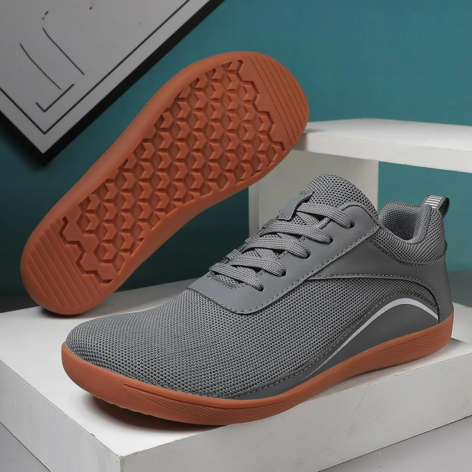 Fashion Sport Shoes for Men Breathable and Light Outdoor Comfy Walking Shoe Men's Lightweight Cushion Sneakers