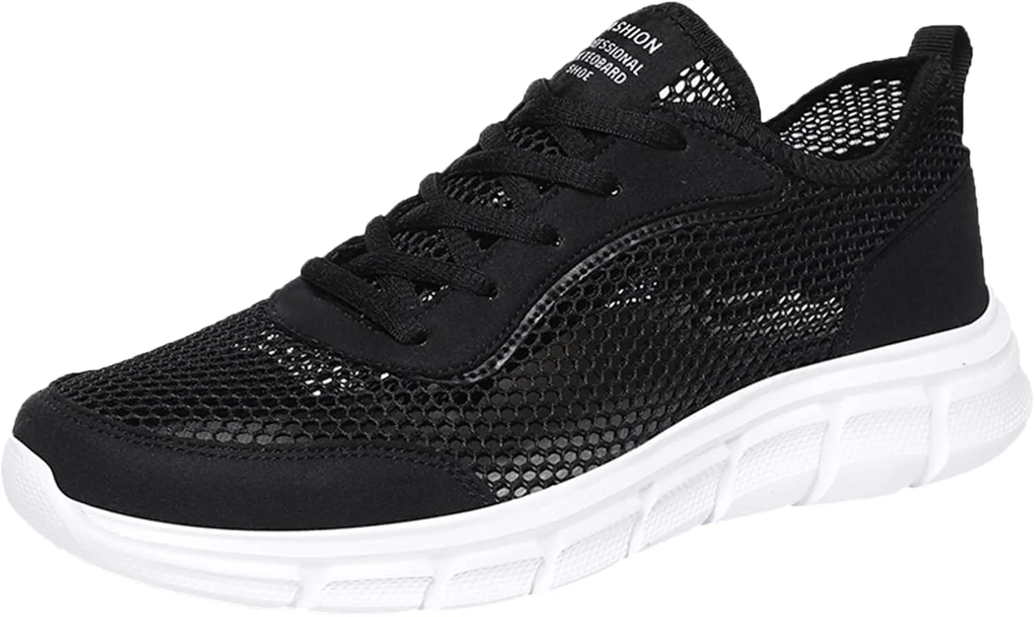 Fashion Spring and Summer Men Sports Shoes Flat Bottom Lightweight Fly Woven Mesh Hollow Casual Sneaker Boots for Men