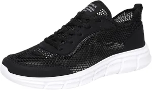 Fashion Spring and Summer Men Sports Shoes Flat Bottom Lightweight Fly Woven Mesh Hollow Casual Sneaker Boots for Men