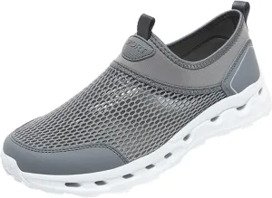 Fashion Spring and Summer Men Sports Shoes Flat Bottom Lightweight Hollow Mesh Breathable and Comfortable Men Sneaker