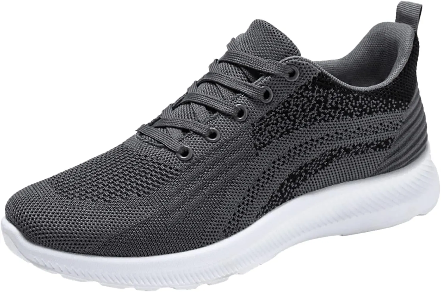 Fashion Spring and Summer Men Sports Shoes Flat Soft Bottom Mesh Breathable Comfortable Lace Up Sneaker Shelves for Men