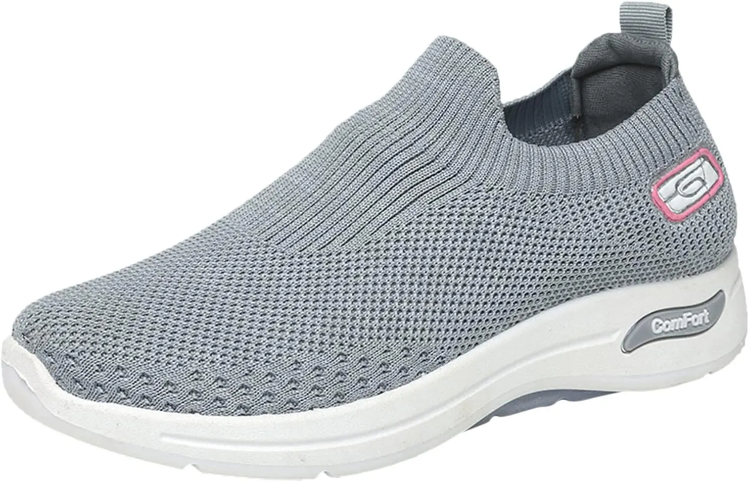 Fashion Spring and Summer Women Sports Shoes Flat Bottom and Soft Bottom Fly Woven Mesh Comfortable and Women Shoes