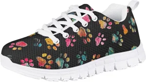 Flashideas Kids Shoes Athletic Walking Jogging Sport Comfortable Breathable Sneakers for Boys Girls White Sole