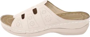 Flat Sandals for Women Open Toe Comfortable Walking Shoes Arch Support Dressy Flats Dressy Sandal Casual Slip on Summer Sandals Vacation Beach Shoes Casual Travel Shoe