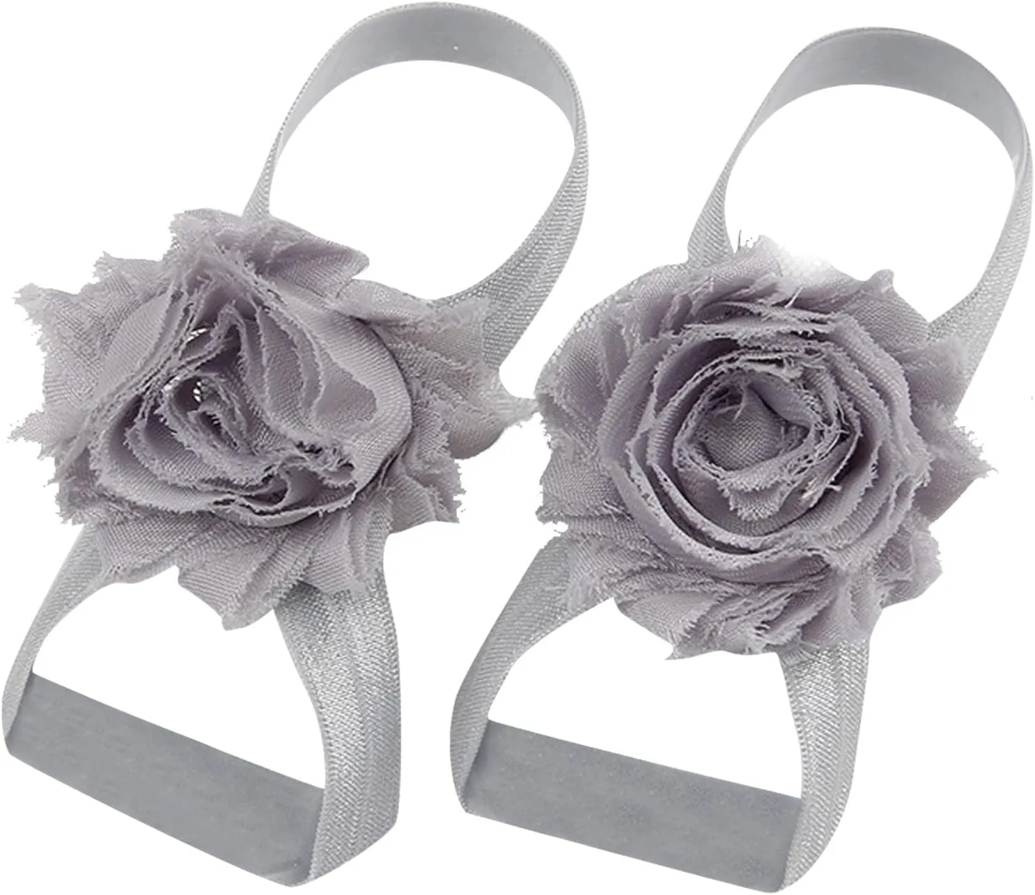 Girls Kids Cute Flower Canvas Barefoot Sandals Baby Infant Toddler Summer Shoes Light Soft Full Open Toe Comfy Loafers