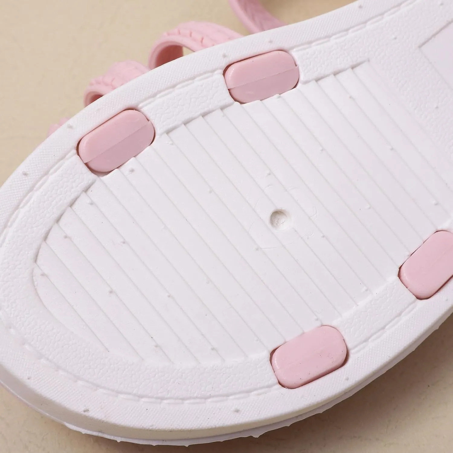 Girls Kids Flower Princess Sandals Rubber Open Toe Flat Shoes Toddler Light Strap Wide Loafers Summer Outdoor Trendy
