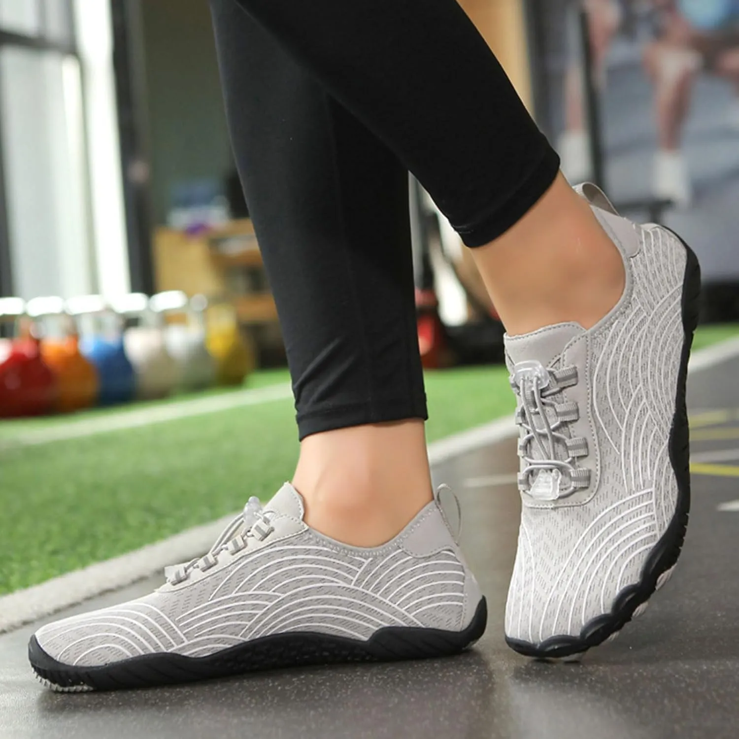 Grounded Footwear for Women Men Hike Barefoot Comfortable Shoes Breathable Non Slip Athletic Shoes Quick-Dry Water Vitality Shoe for Swim Surf Outdoor Sports