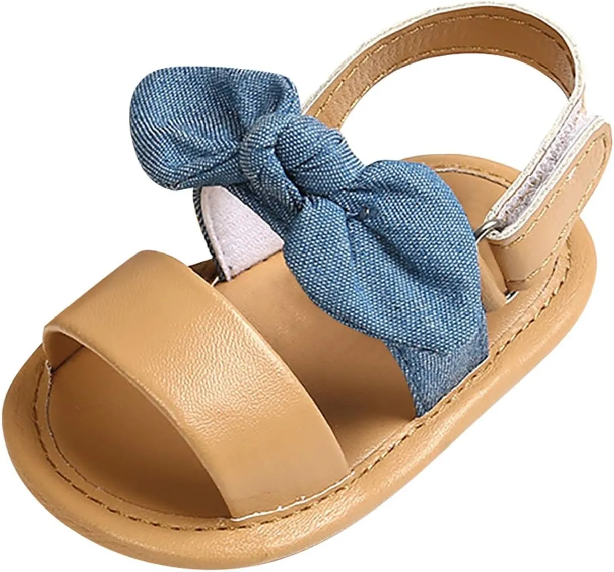 Infant Baby Shoes Boys And Girls Sandals Flat Soles Light Breathable Comfortable Hook Loop Bow With Kids Swim Shoes