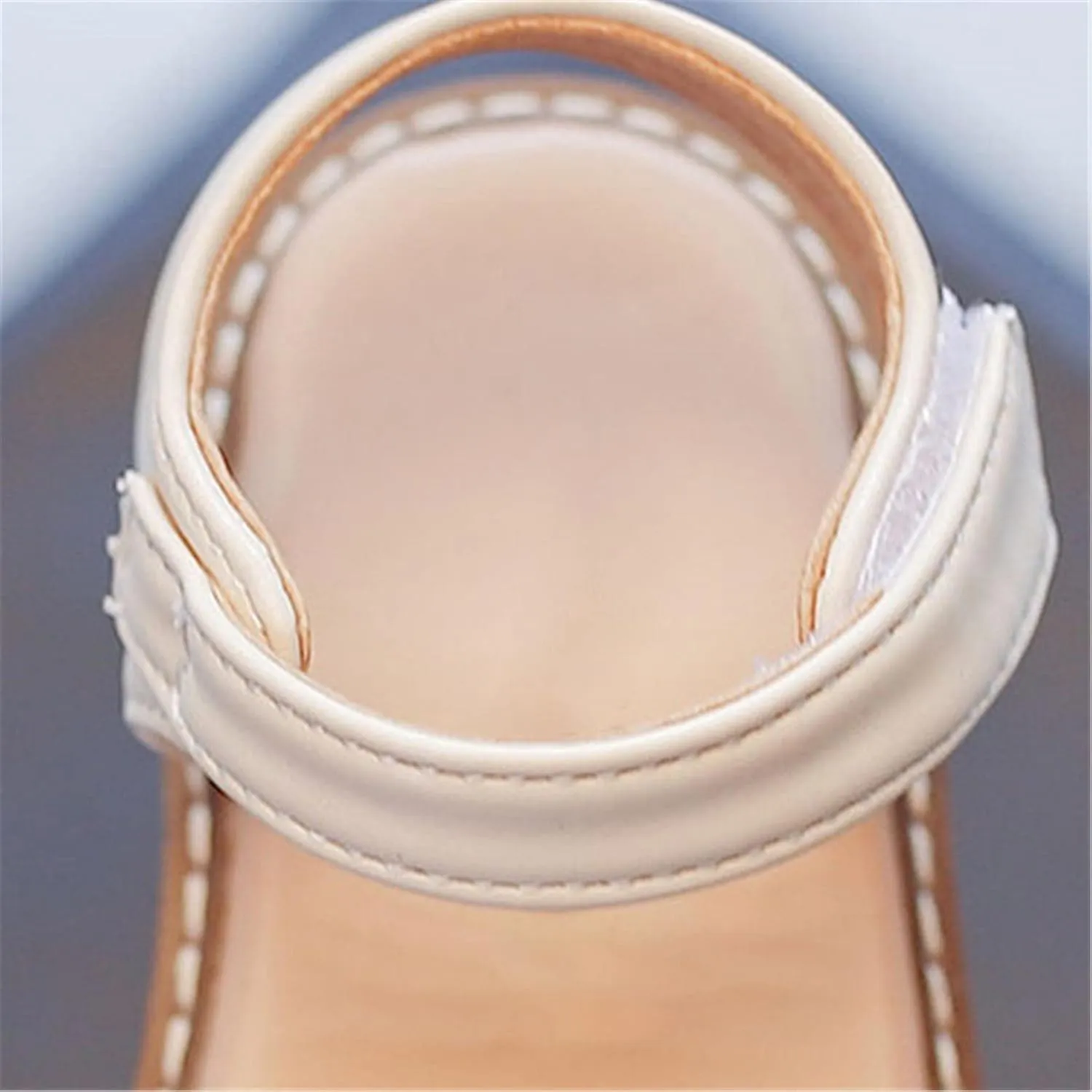 Kids Slides Shoes Kids Girls Sandals Casual Sticky Shoelaces Light Weight Adjustable Straps Dressy Sandals for Girls