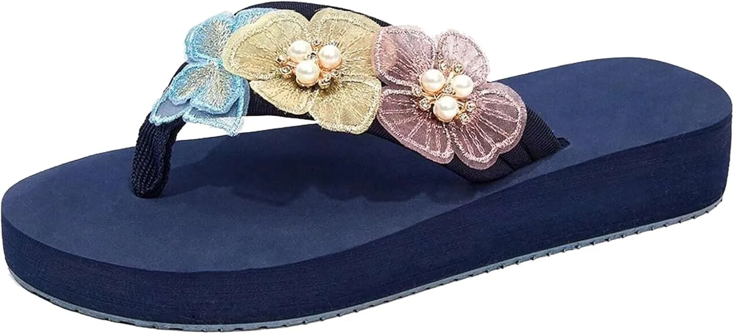 Ladies Shoes Fashion Thick Sole Flip Flops Casual Outdoor Beach Flip Flops Sandals Support Women Flip Flop Toddler Boys