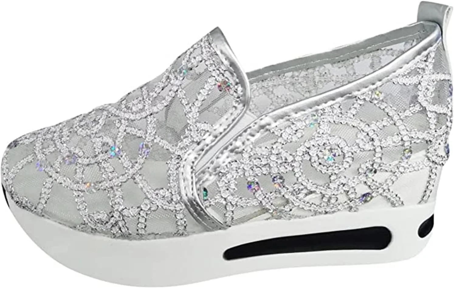 Ladmiple Sneakers For Women Comfortable Shoes Slip On Loafers Platform Shoes Dressy Casual Summer Flats Walking Sneakers