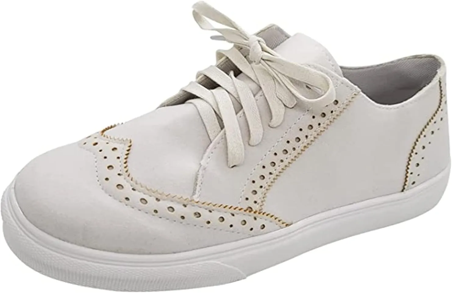 Lausiuoe Women's Fashion Sneakers Slip On Canvas Shoes Classic Casual Fall Soft Comfort Low Top Flat Walking Loafers